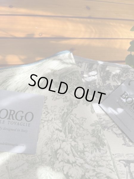 画像5: BORGO DELLE TOVAGLIE テーブルランナー【1】140X50 / TDJ Verde-Delfino (5)