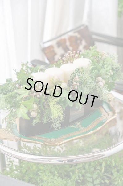 画像1: 【期間限定販売】アドベントキャンドルアレンジ (1)