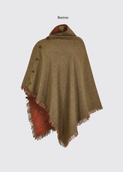 画像1: Dubarry Hazelwood Tweed Poncho /ヘイゼルウッド ツイードポンチョ (1)