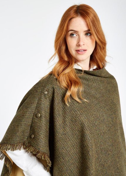 画像12: Dubarry Hazelwood Tweed Poncho /ヘイゼルウッド ツイードポンチョ (12)