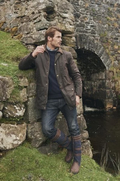 画像6: Dubarry Galway Navy Brown (6)