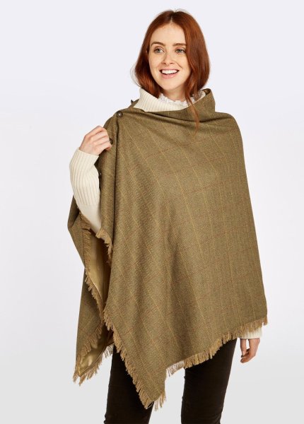 画像11: Dubarry Hazelwood Tweed Poncho /ヘイゼルウッド ツイードポンチョ (11)