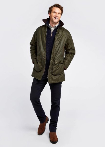 画像5: Dubarry Brunswick Waxcotton Jacket/Pine (5)