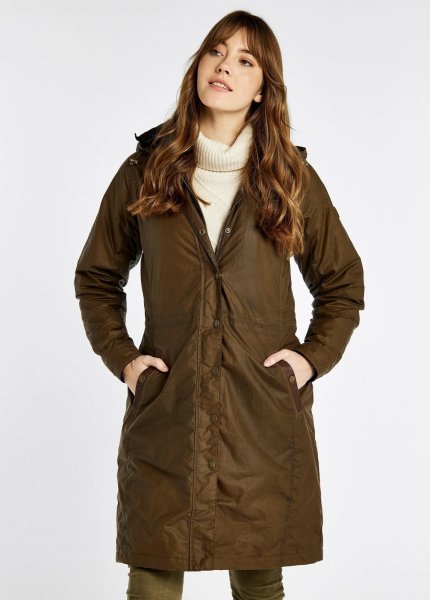 画像4: Dubarry Redington Waxcotton Coat/Ginger (4)