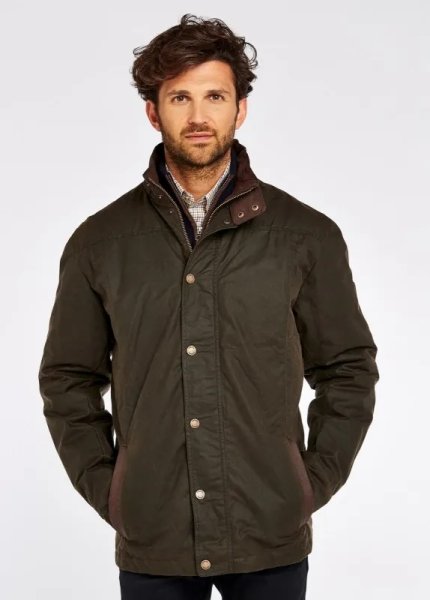 画像2: Dubarry Carrickfergus Waxcotton Jacket/Olive (2)