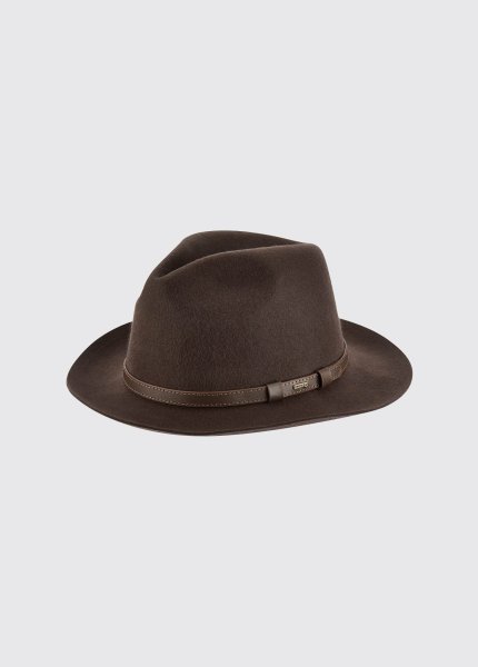 画像1: Dubarry Frontier Felt Hat Brown /フロンティア フェルトハット/ブラウン (1)