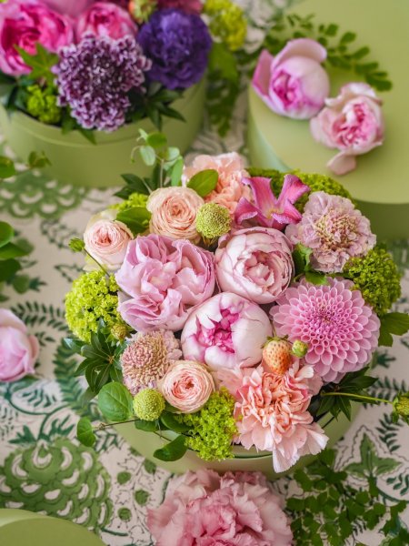 画像1: 16,500円 母の日限定 Jardin du Lune 「月の箱庭」22cm【完成品orキット】 (1)